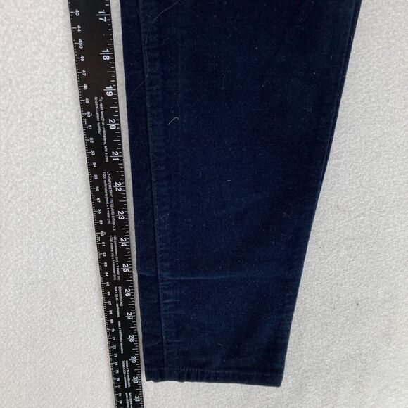 Buffalo David Bitton Marvel‎ Velvet Skinny Ankle Pants Women's 2/26 Blue Stretch - Picture 9 of 13